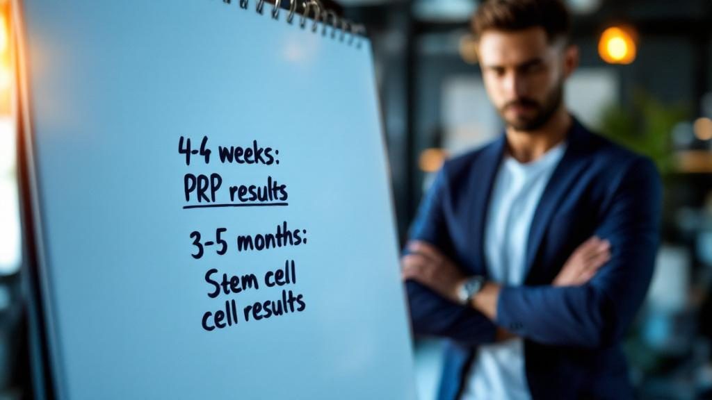 Calendar showing regenerative medicine healing timeline milestones and successful outcomes Calendar showing regenerative medicine healing timeline milestones and successful outcomes