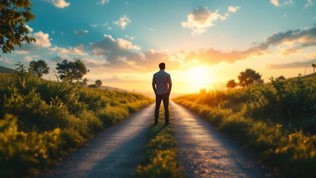Person-choosing-between-ongoing-pain-medication-and-regenerative-medicine-for-lasting-healing
